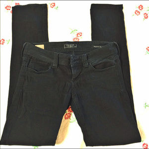 Black Daredevil Skinny Leg Jeans by Guess sz 27